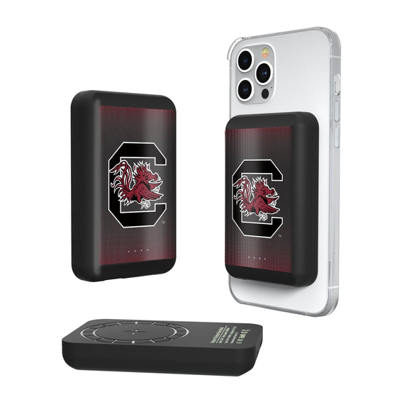 South Carolina Gamecocks Linen Wireless Mag Power Bank-0