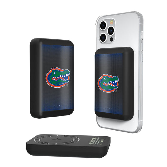 Florida Gators Linen Wireless Mag Power Bank-0