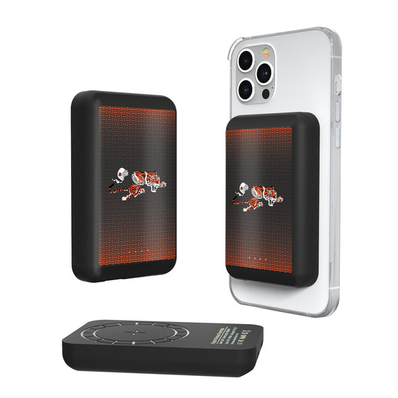 Cincinnati Bengals Historic Collection Linen Wireless Mag Power Bank-0