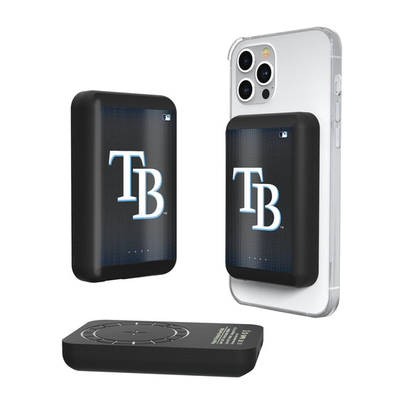 Tampa Bay Rays Linen Wireless Mag Power Bank-0