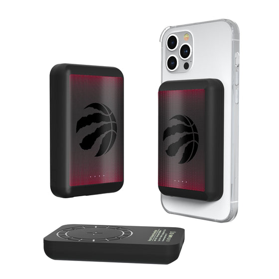 Toronto Raptors Linen Wireless Mag Power Bank-0