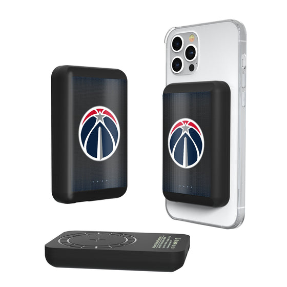 Washington Wizards Linen Wireless Mag Power Bank-0