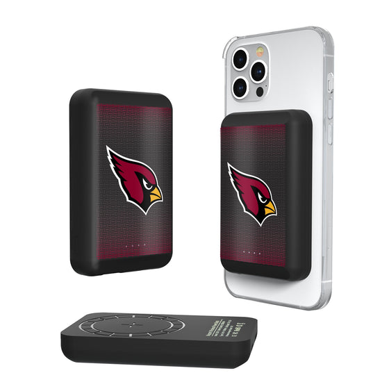 Arizona Cardinals Linen Wireless Mag Power Bank-0