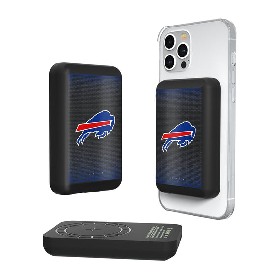 Buffalo Bills Linen Wireless Mag Power Bank-0