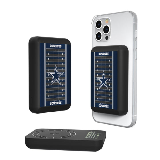 Dallas Cowboys Football Field 5000mAh Magnetic Wireless Charger-0