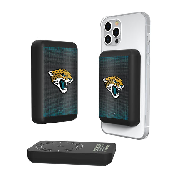 Jacksonville Jaguars Linen Wireless Mag Power Bank-0