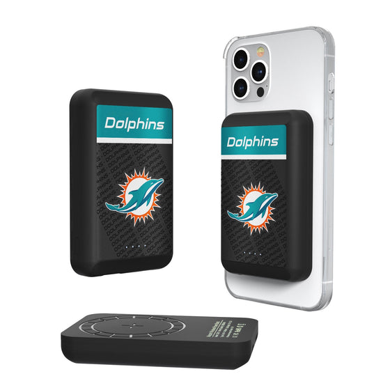 Miami Dolphins Endzone Plus 5000mAh Magnetic Wireless Charger-0