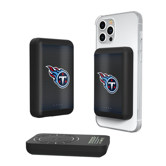 Tennessee Titans Linen Wireless Mag Power Bank-0