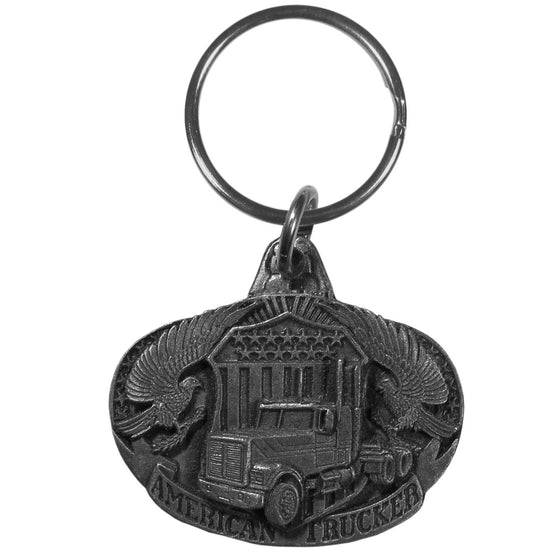 American Trucker Antiqued Key Chain