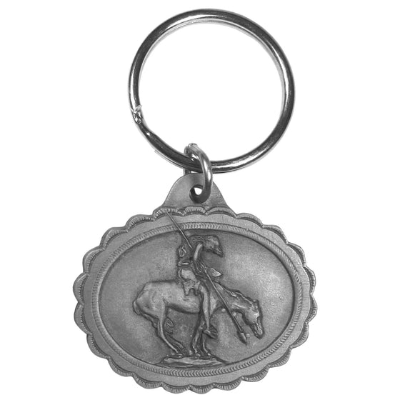 End Of Trail Antiqued Keyring