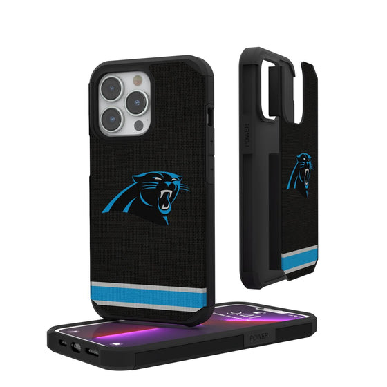 Carolina Panthers Stripe Rugged Case-0