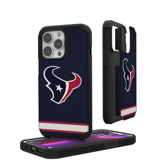 Houston Texans Stripe Rugged Case-0