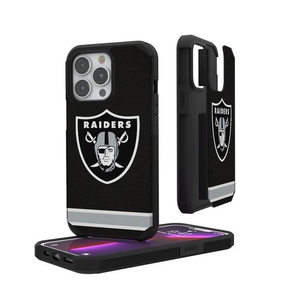 Las Vegas Raiders Stripe Rugged Case-0