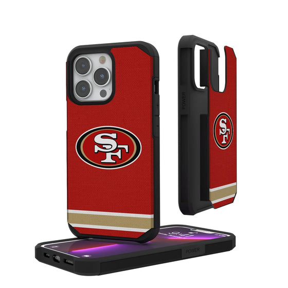 San Francisco 49ers Stripe Rugged Case-0