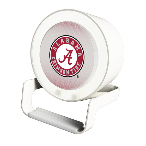 Alabama Crimson Tide Linen Night Light Charger and Bluetooth Speaker-0