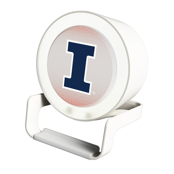 Illinois Fighting Illini Linen Night Light Charger and Bluetooth Speaker-0