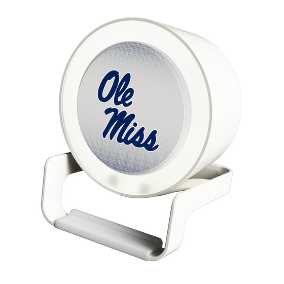 Mississippi Ole Miss Rebels Linen Night Light Charger and Bluetooth Speaker-0