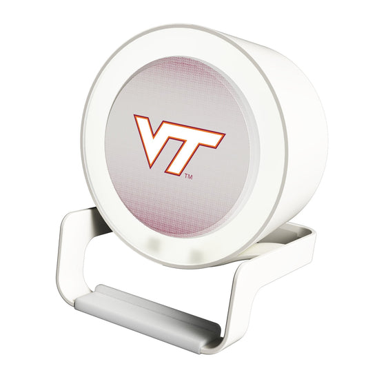 Virginia Tech Hokies Linen Night Light Charger and Bluetooth Speaker-0