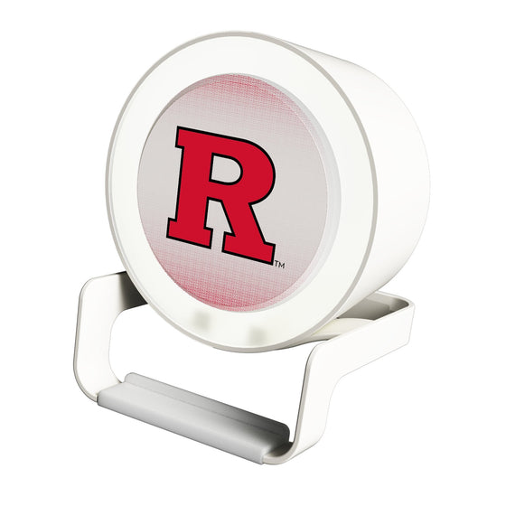 Rutgers Scarlet Knights Linen Night Light Charger and Bluetooth Speaker-0