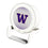 Washington Huskies Linen Night Light Charger and Bluetooth Speaker-0