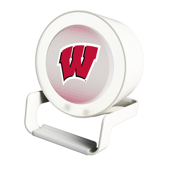 Wisconsin Badgers Linen Night Light Charger and Bluetooth Speaker-0