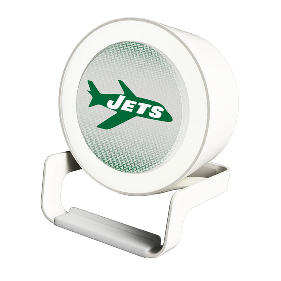 New York Jets 1963 Historic Collection Linen Night Light Charger and Bluetooth Speaker-0