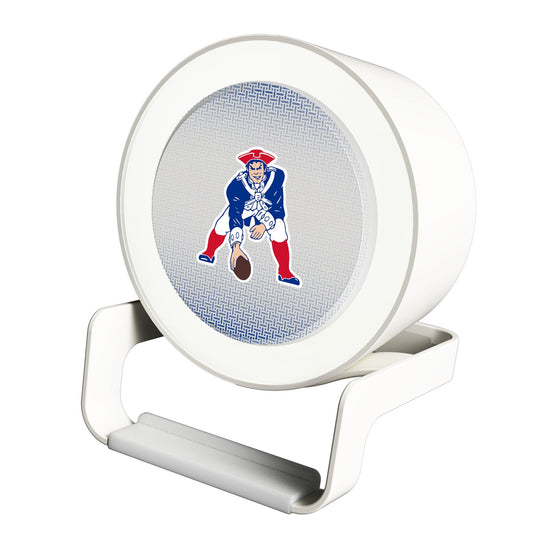 New England Patriots Historic Collection Linen Night Light Charger and Bluetooth Speaker-0