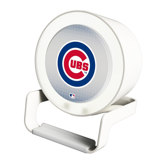 Chicago Cubs Linen Night Light Charger and Bluetooth Speaker-0