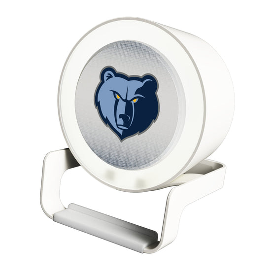 Memphis Grizzlies Linen Night Light Charger and Bluetooth Speaker-0