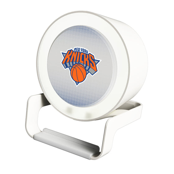 New York Knicks Linen Night Light Charger and Bluetooth Speaker-0