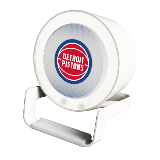 Detroit Pistons Linen Night Light Charger and Bluetooth Speaker-0