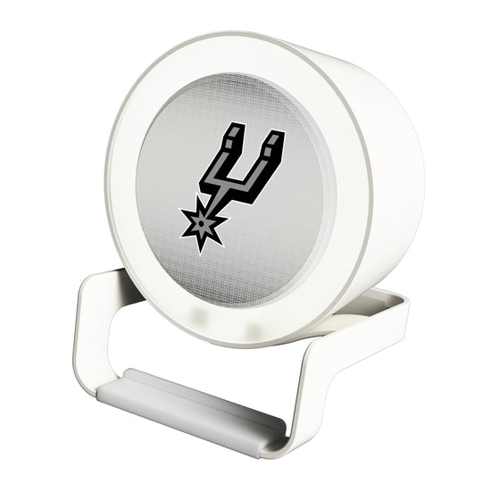 San Antonio Spurs Linen Night Light Charger and Bluetooth Speaker-0