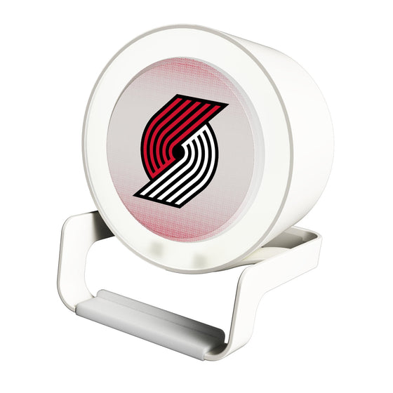 Portland Trail Blazers Linen Night Light Charger and Bluetooth Speaker-0