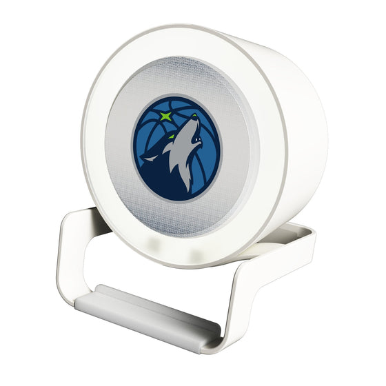 Minnesota Timberwolves Linen Night Light Charger and Bluetooth Speaker-0