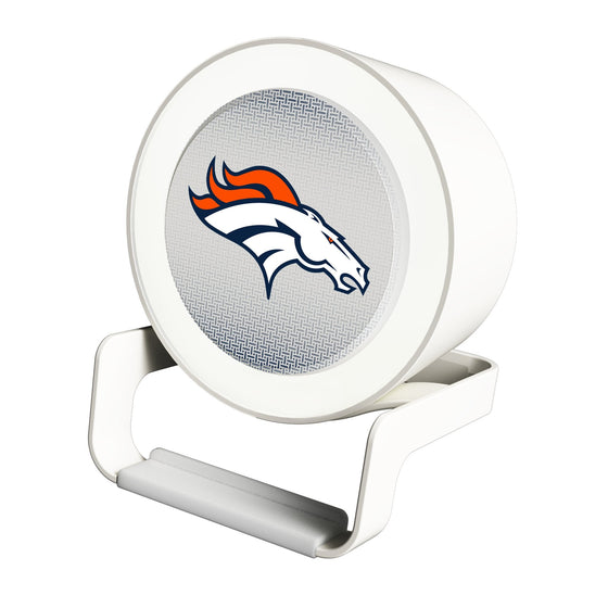 Denver Broncos Linen Night Light Charger and Bluetooth Speaker-0