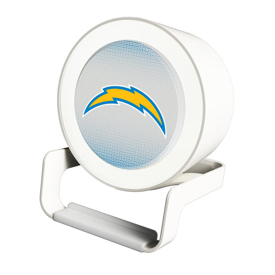 Los Angeles Chargers Linen Night Light Charger and Bluetooth Speaker-0