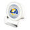 Los Angeles Rams Linen Night Light Charger and Bluetooth Speaker-0