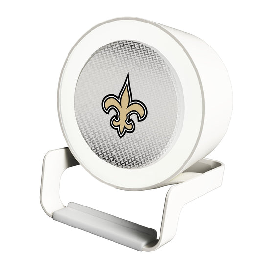 New Orleans Saints Linen Night Light Charger and Bluetooth Speaker-0