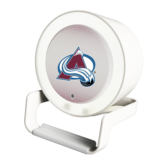 Colorado Avalanche Linen Night Light Charger and Bluetooth Speaker-0