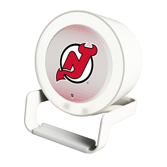 New Jersey Devils Linen Night Light Charger and Bluetooth Speaker-0