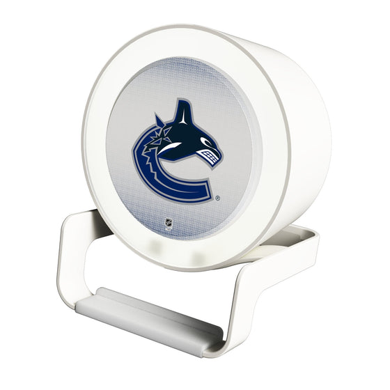 Vancouver Canucks Linen Night Light Charger and Bluetooth Speaker-0