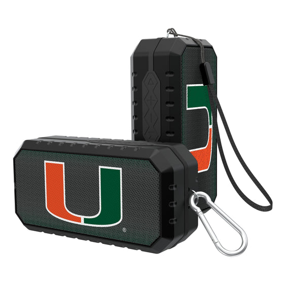 University of Miami Hurricanes Linen Bluetooth Speaker-0