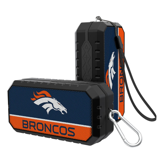 Denver Broncos Solid Wordmark Bluetooth Speaker-0