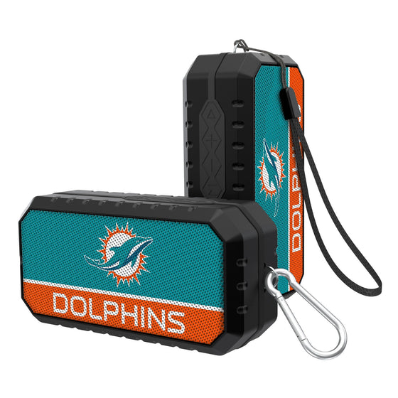 Miami Dolphins Solid Wordmark Bluetooth Speaker-0