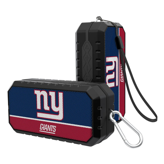 New York Giants Solid Wordmark Bluetooth Speaker-0