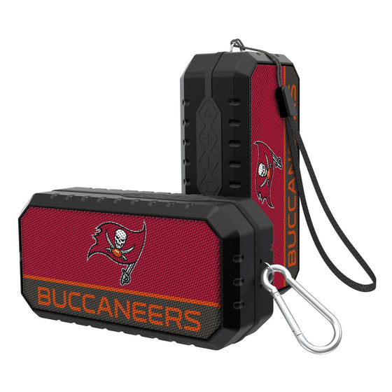 Tampa Bay Buccaneers Solid Wordmark Bluetooth Speaker-0