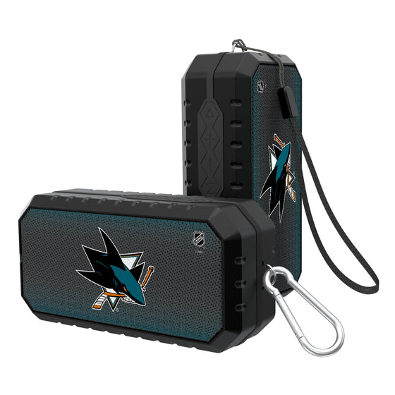 San Jose Sharks Linen Bluetooth Speaker-0