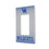 Kentucky Wildcats Linen Hidden-Screw Light Switch Plate-1