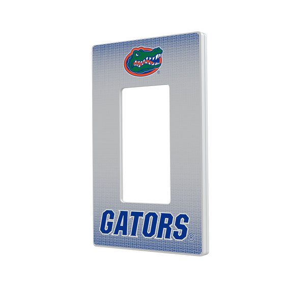 Florida Gators Linen Hidden-Screw Light Switch Plate-1