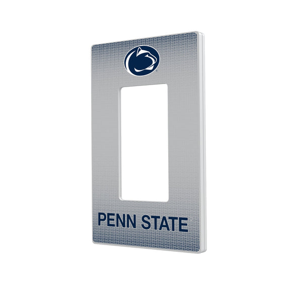 Penn State Nittany Lions Linen Hidden-Screw Light Switch Plate-1